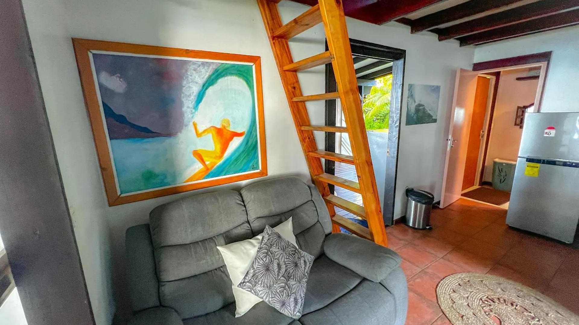 Tahiti-Bungalow At Teahupoo: Beachfront With Pountoon And Mini Pool Ferienhaus Teahupoo